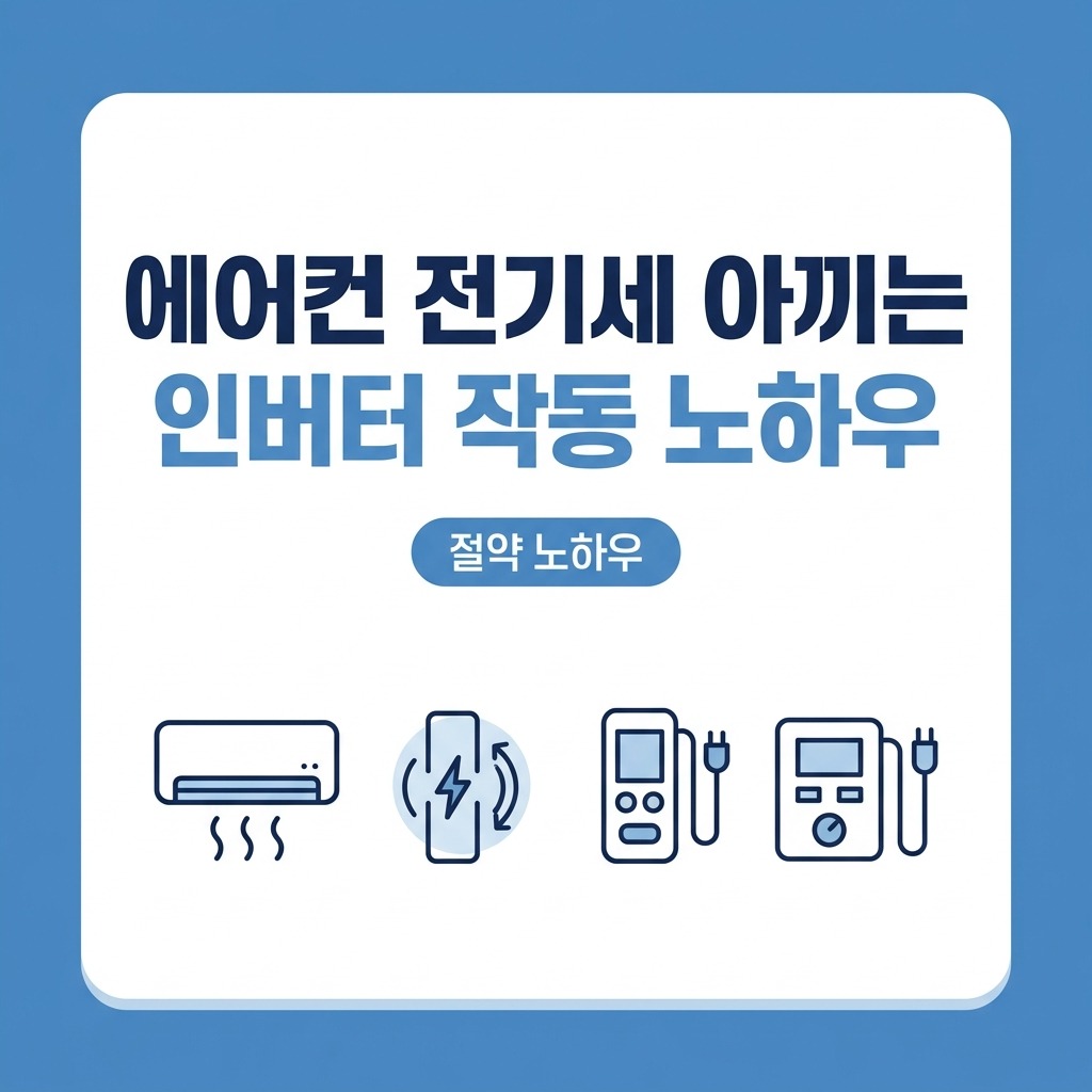 여름철 에어컨 전기세 아끼는 인버터 작동 노하우 총정리
