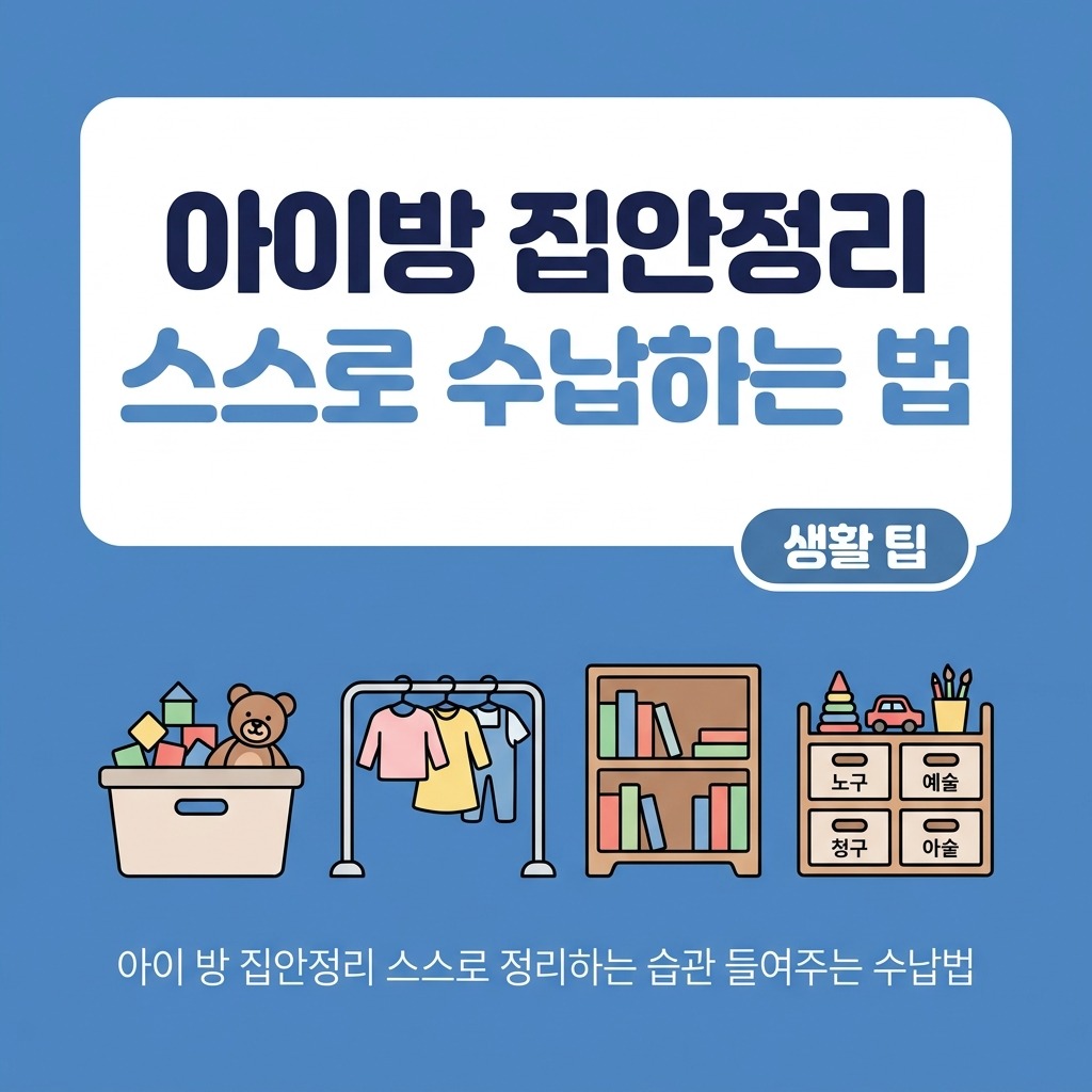 아이 방 집안정리 스스로 정리하는 습관 들여주는 수납법